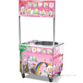 Commercial cotton candy machine with wheels